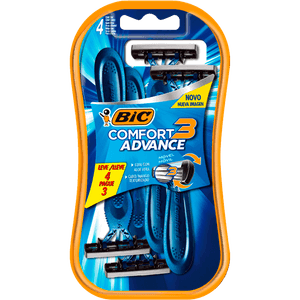 AP. BARB BIC COMFORT3 MOVEL AZUL C2UND